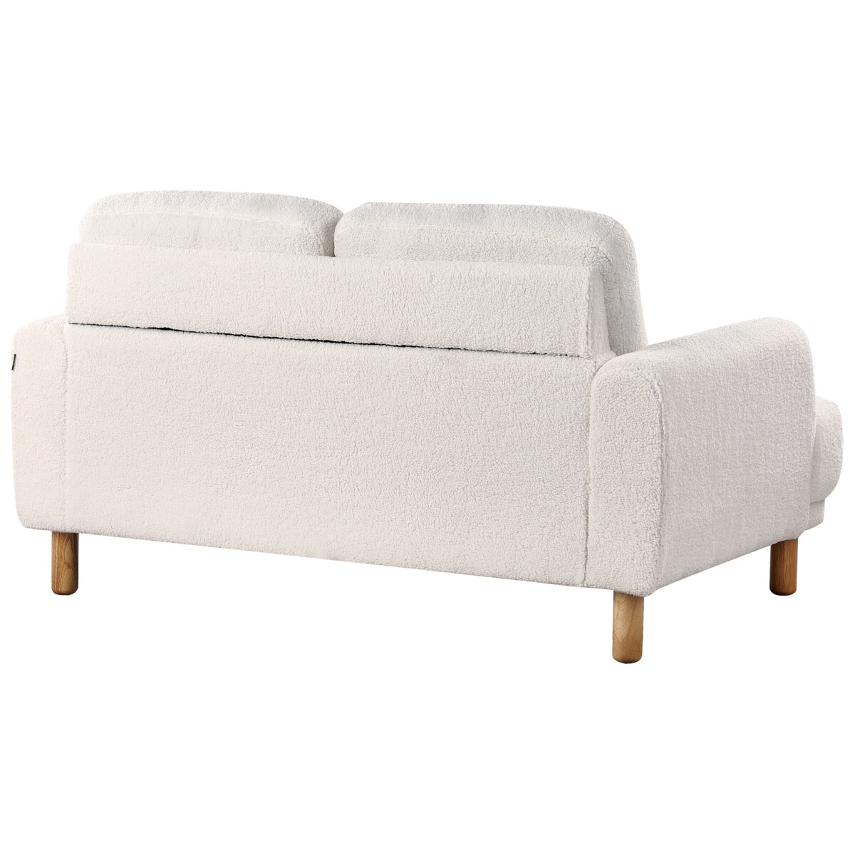 Sofa 2-osobowa boucle biała TUVE