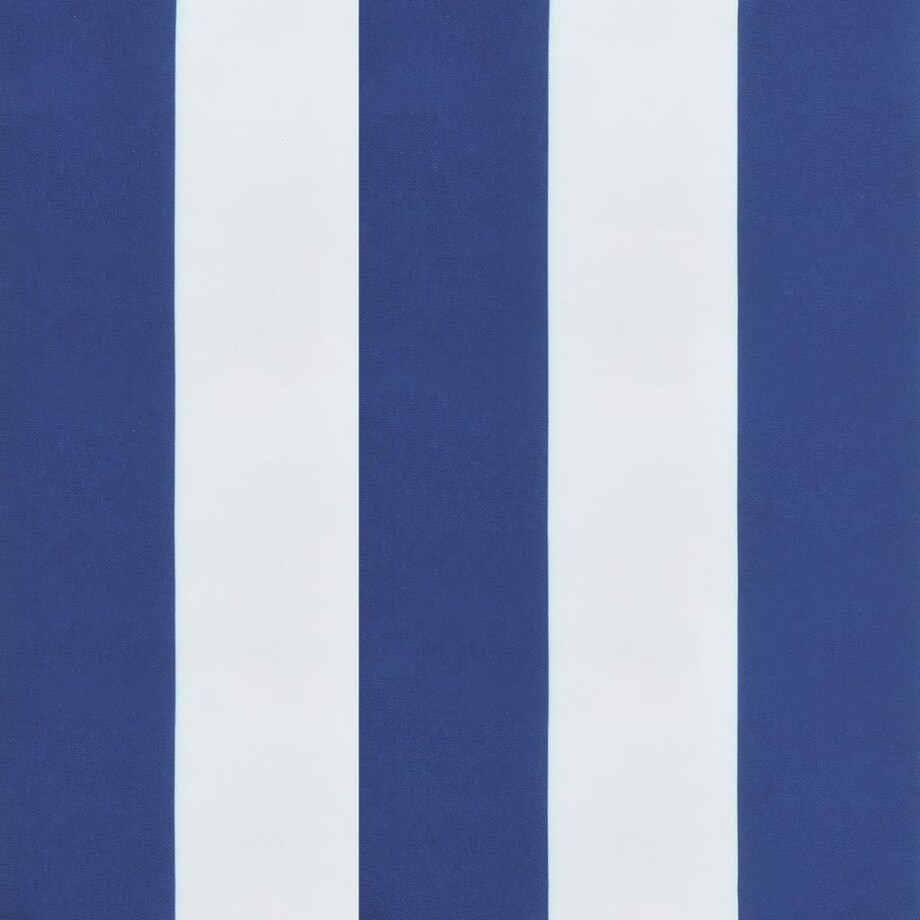 vidaXL Poduszki na palety, 2 szt., biało-niebieskie paski, tkanina