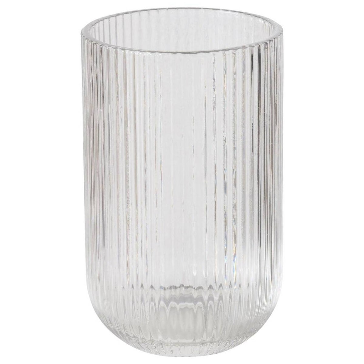 Szklanka do wody RIGANO, ryflowane szkło, 320 ml