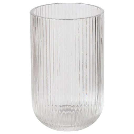 Szklanka do wody RIGANO, ryflowane szkło, 320 ml