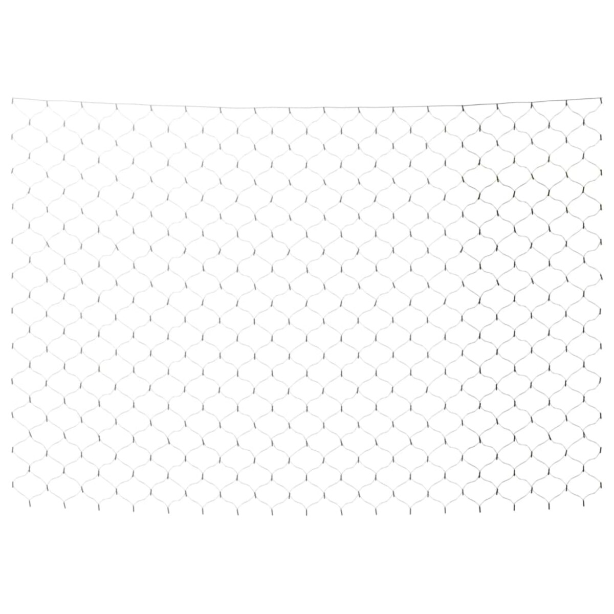 vidaXL Siatka lampek, zimne białe światło, 3x2 m, 204 LED