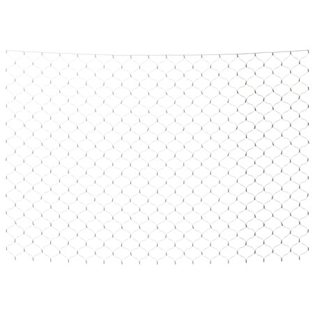 vidaXL Siatka lampek, zimne białe światło, 3x2 m, 204 LED