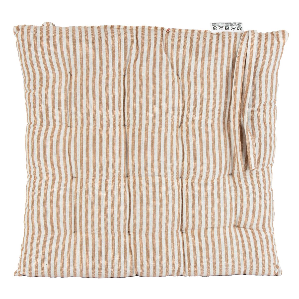 Poduszka Na Krzesło Ogrodowe Do Domu Na Taras 40X40 Cm Jasnobrązowe