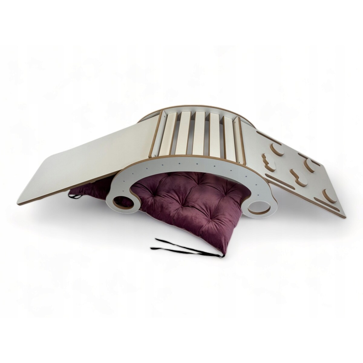 Deska do balansowania + Poduszka Róż + Ścianka + Zjeżdżalnia/Drabinka CE