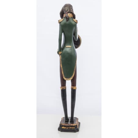 Dekoracja - figurka psa z zegarkiem 50x10x9 cm MUBWA