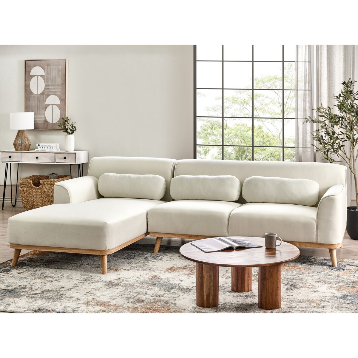 Narożnik prawostronny złamana biel SIMOS