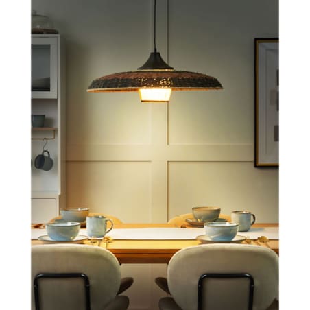 Pleciona lampa wisząca wielokolorowa CUANDO