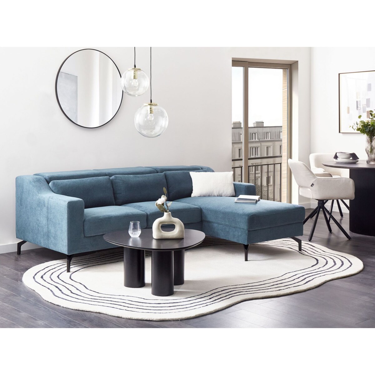 Narożnik lewostronny niebieski GLOSLI