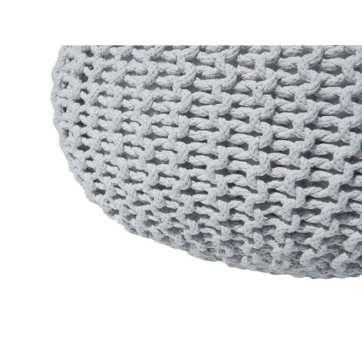 Puf 40 x 25 cm jasnoszary CONRAD