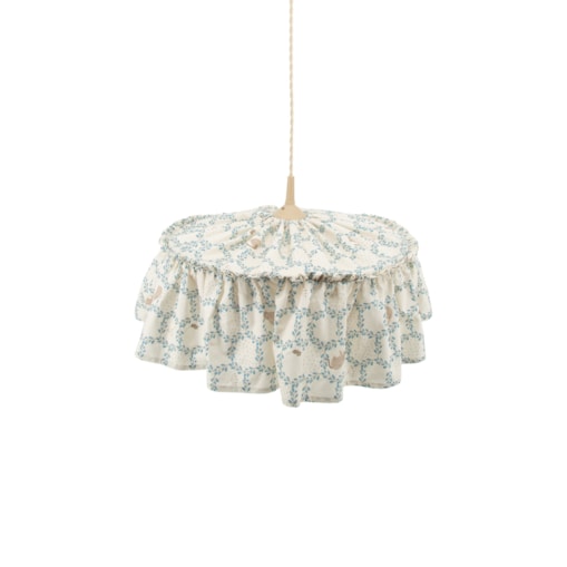 Abażur bawełniany Blue Cottage