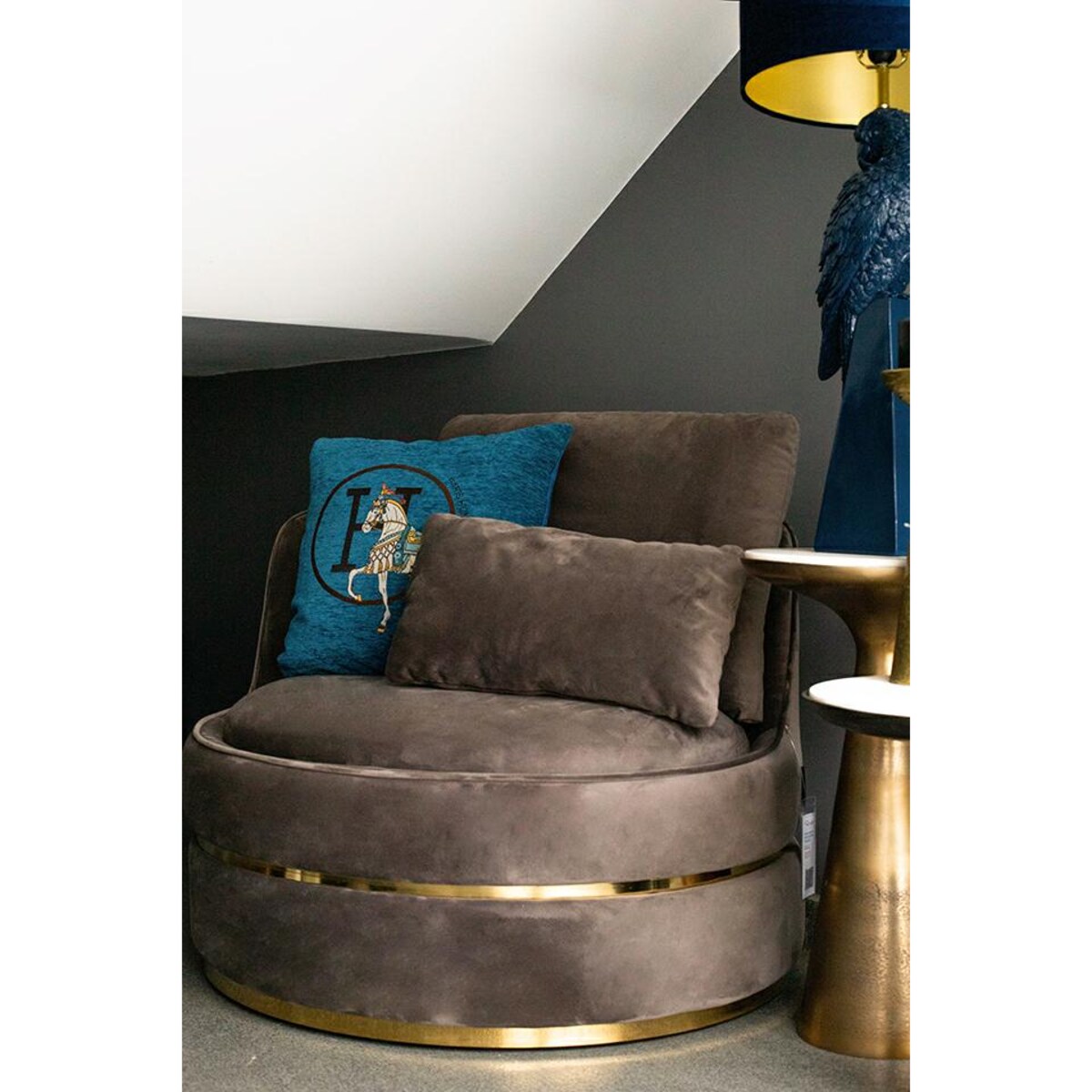 Poduszka dekoracyjna SHP PARIS HOME niebieska