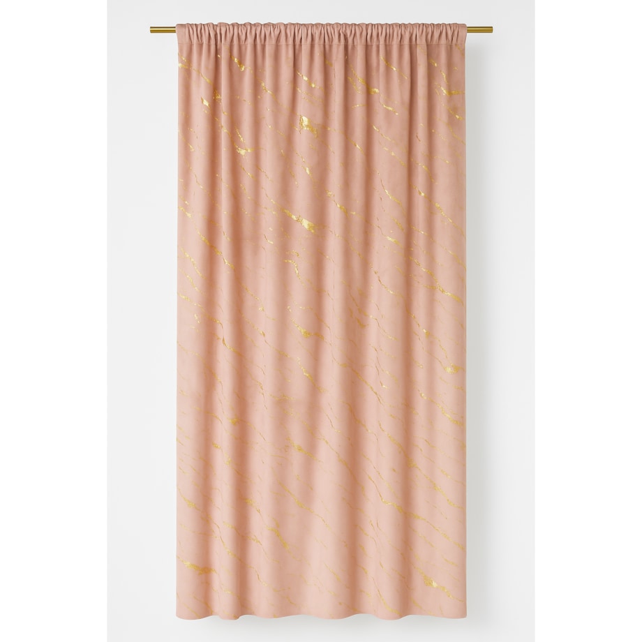 Zasłona gotowa Marmur Candy Pink 140x270 cm