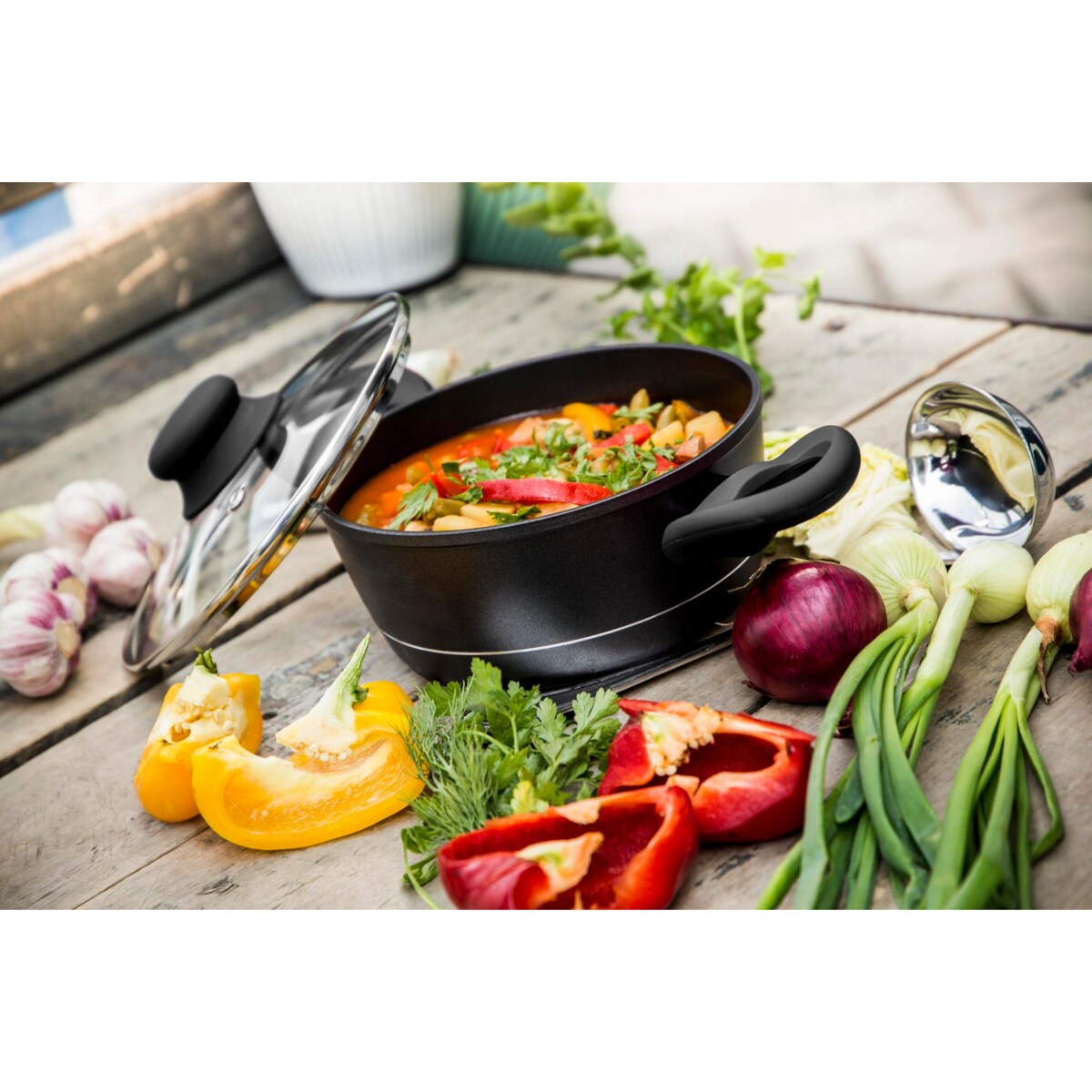 GARNEK ALUMINIOWY 16 cm 1,2 L RONDEL ROYAL GALICJA