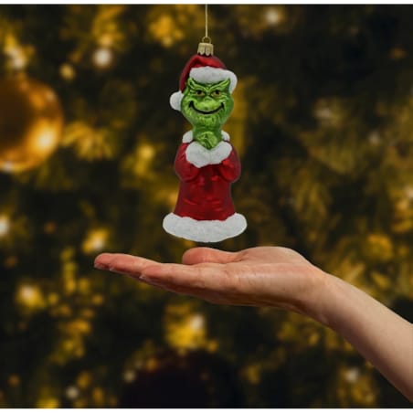 Bombka choinkowa: Grinch w czerwonym płaszczu