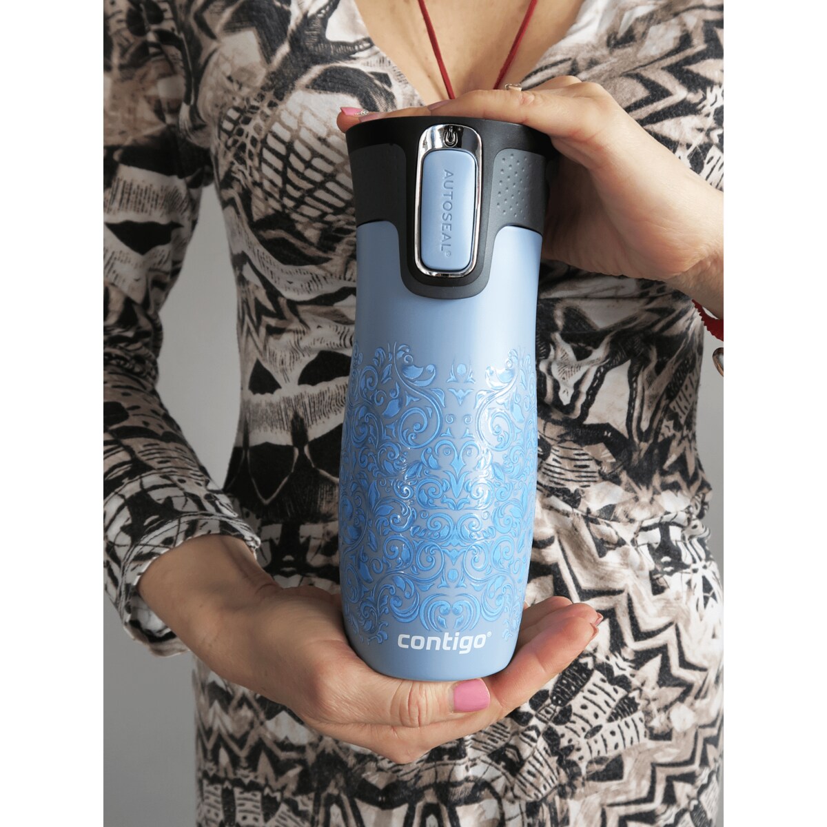 Kubek termiczny Contigo West Loop 2.0 470 ml - Glamour Blue