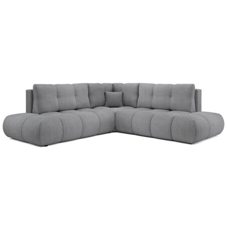 Narożnik pikowany, rozkładany z funkcją spania SOHI, Flow 17 - ciemny szar