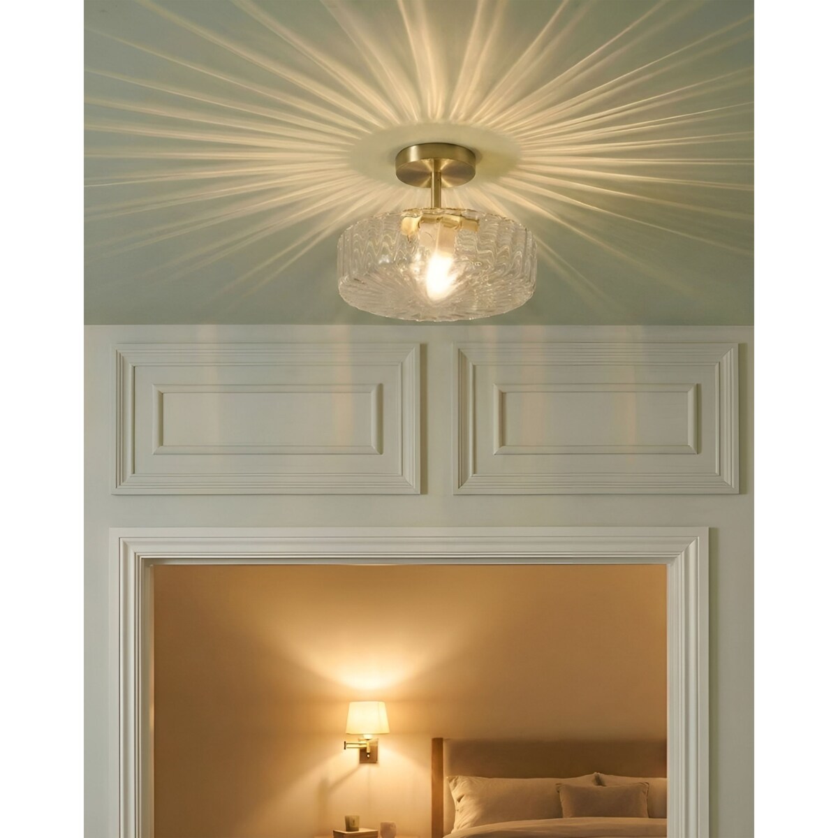 Lampa sufitowa SIEPRE Szkło Przezroczysty