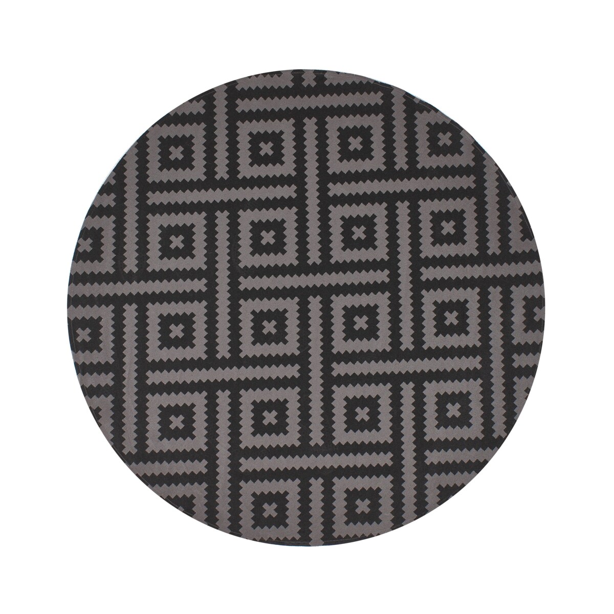 Dywan zewnętrzny AJMER Czarny ø 160 cm