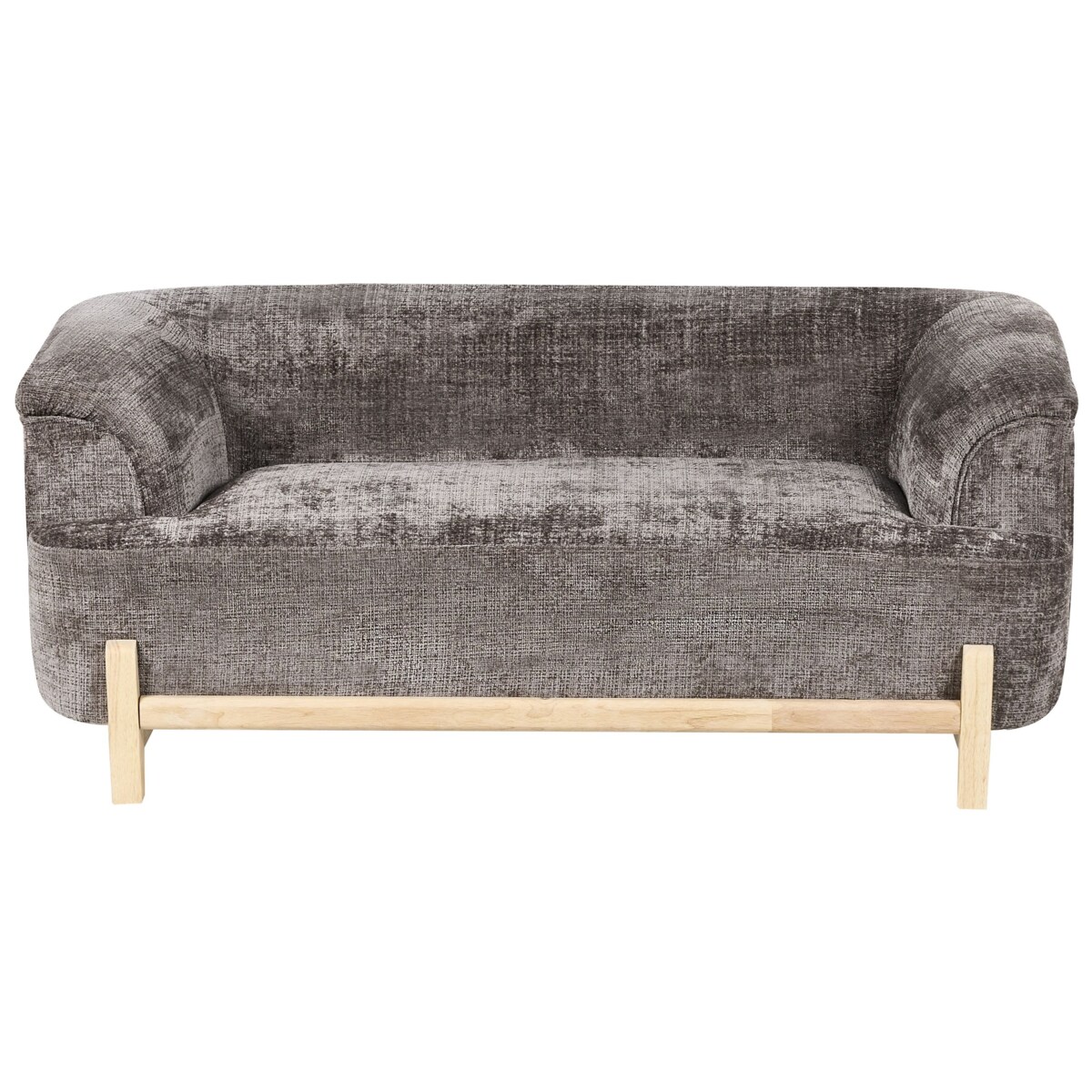 Sofa dla 2 osób ALNOR Szenil Brązowy