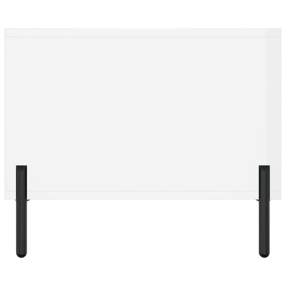 vidaXL Stolik kawowy, biały o wysokim połysku, 102x50x40 cm