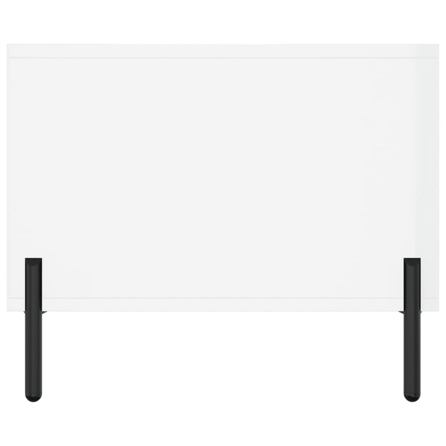 vidaXL Stolik kawowy, biały o wysokim połysku, 102x50x40 cm