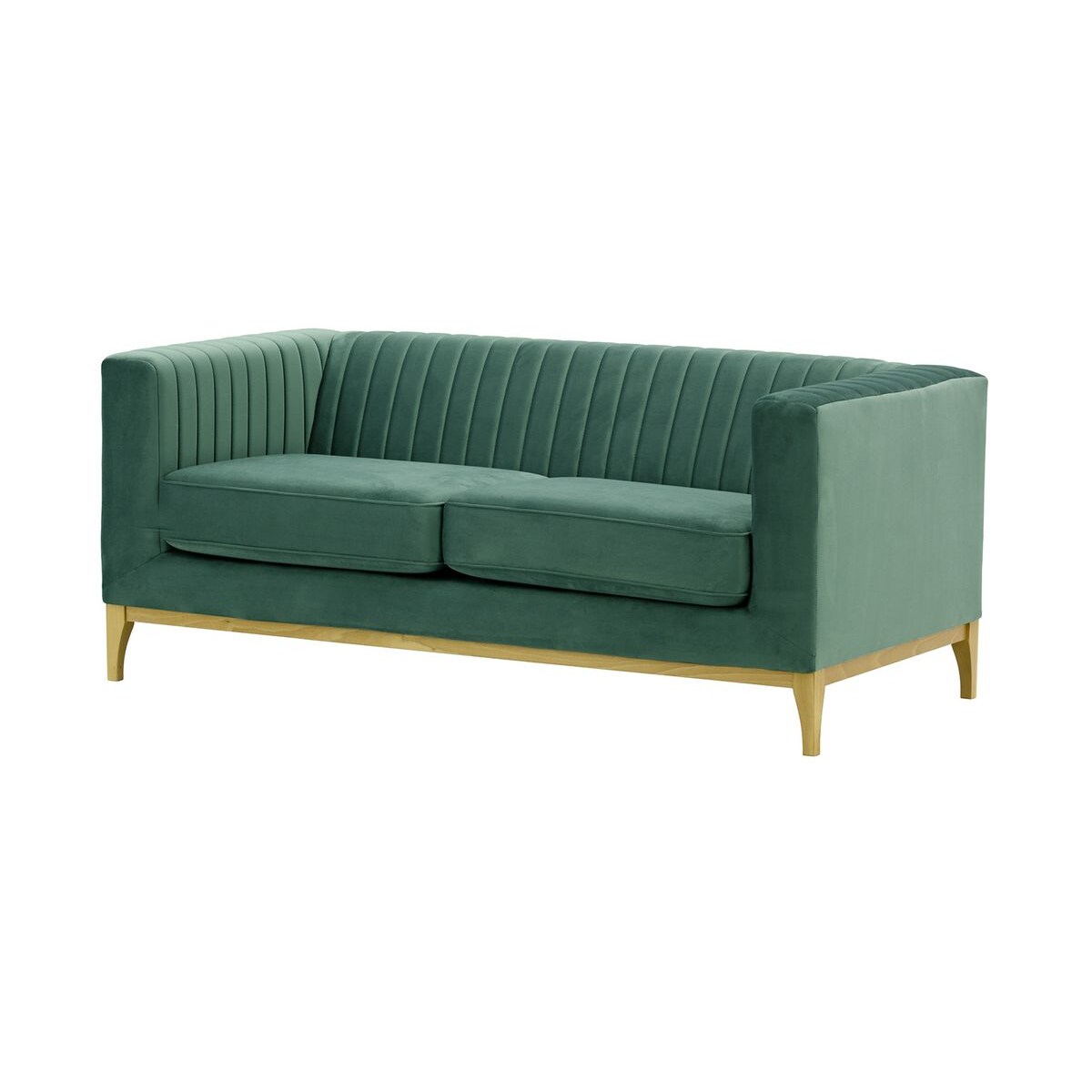 Sofa dwuosobowa Slender Wood-Velluto 12-like oak