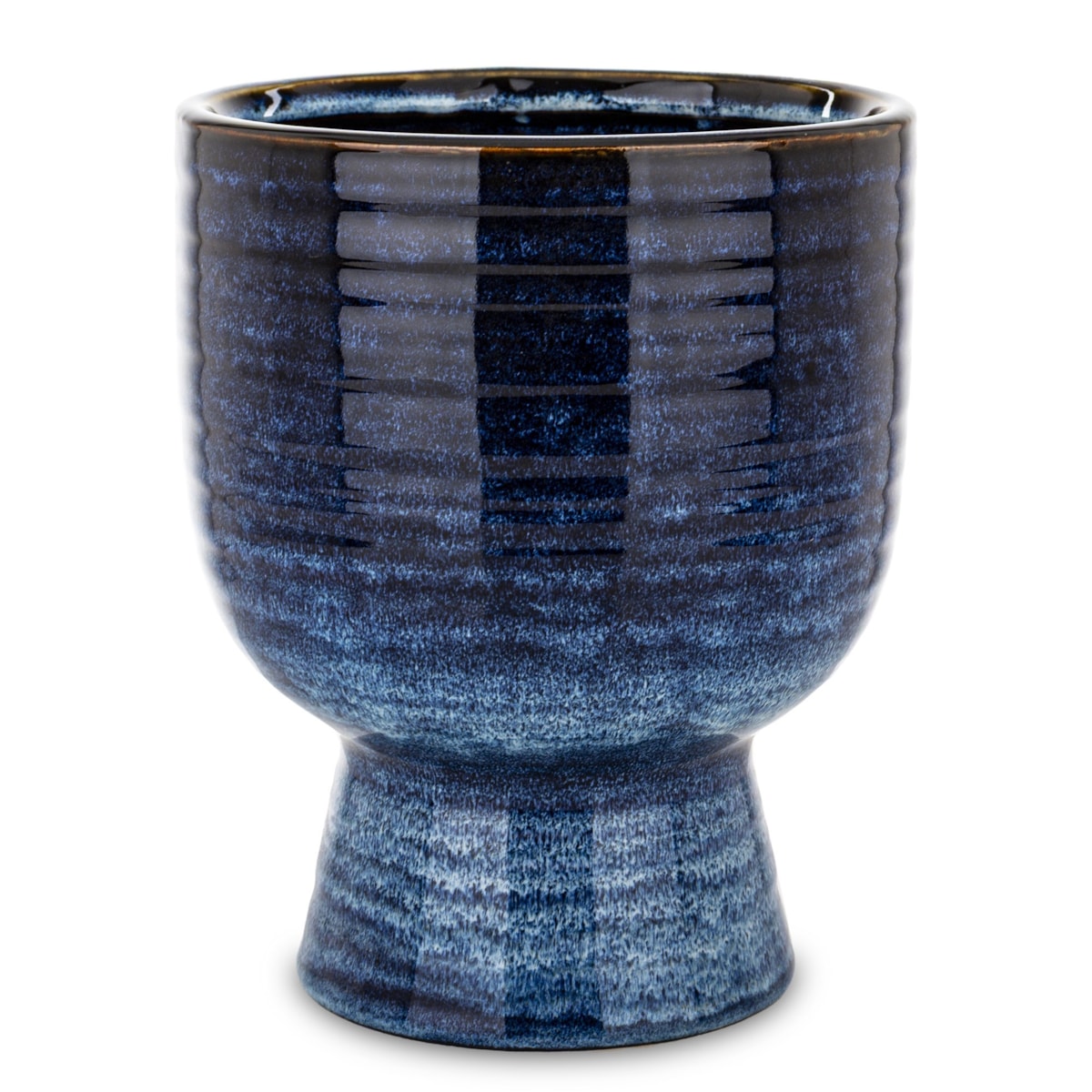 Osłonka ceramiczna 20x16x16 cm MALUTI-2 niebieska