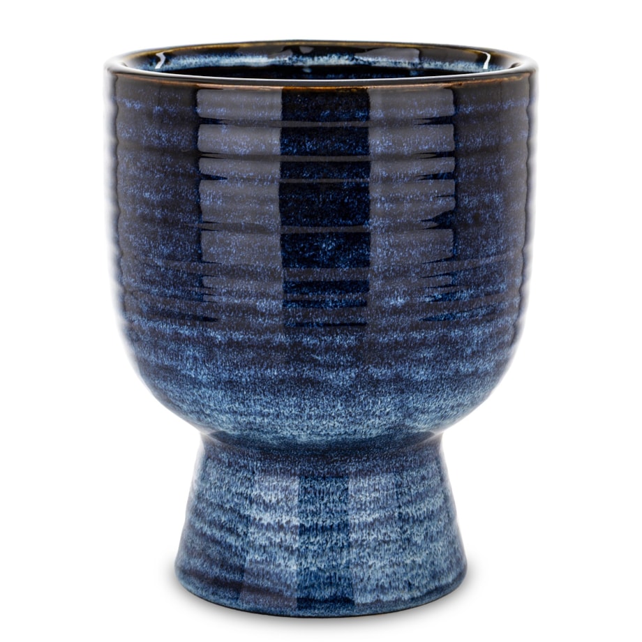 Osłonka ceramiczna 20x16x16 cm MALUTI-2 niebieska