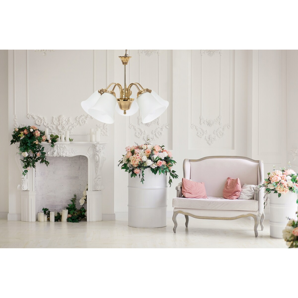 Lampa Wisząca Klasyczna Żyrandol Vintage Retro E27