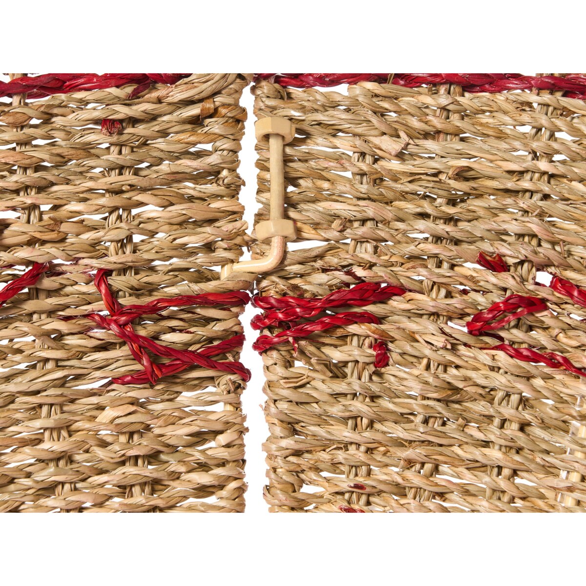 Osłonka pod choinkę GLACE Trawa morska Czerwony 60 cm