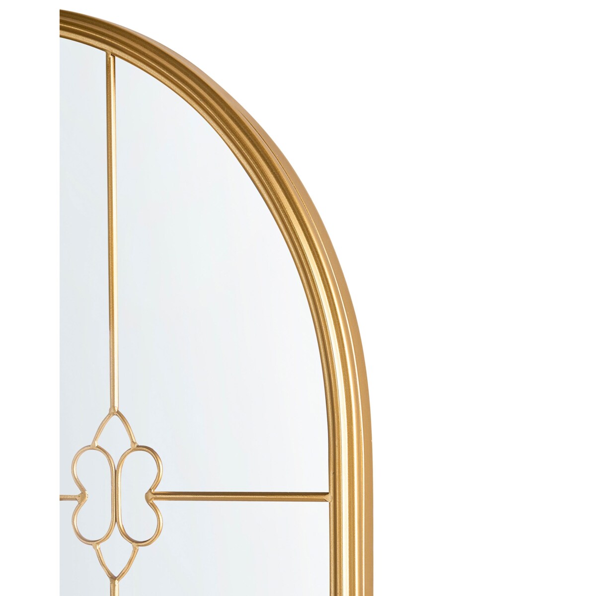 Lustro ścienne THULAY 65 cm 99 cm Złoty