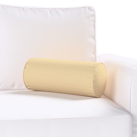 Poduszka wałek prosty, piaskowy szenil, Ø16 x 40 cm, Chenille