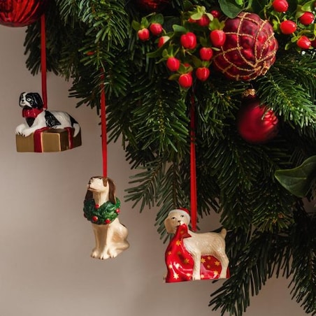 Zestaw 3 ozdób choinkowych Pieski Nostalgic Ornaments Villeroy & Boch
