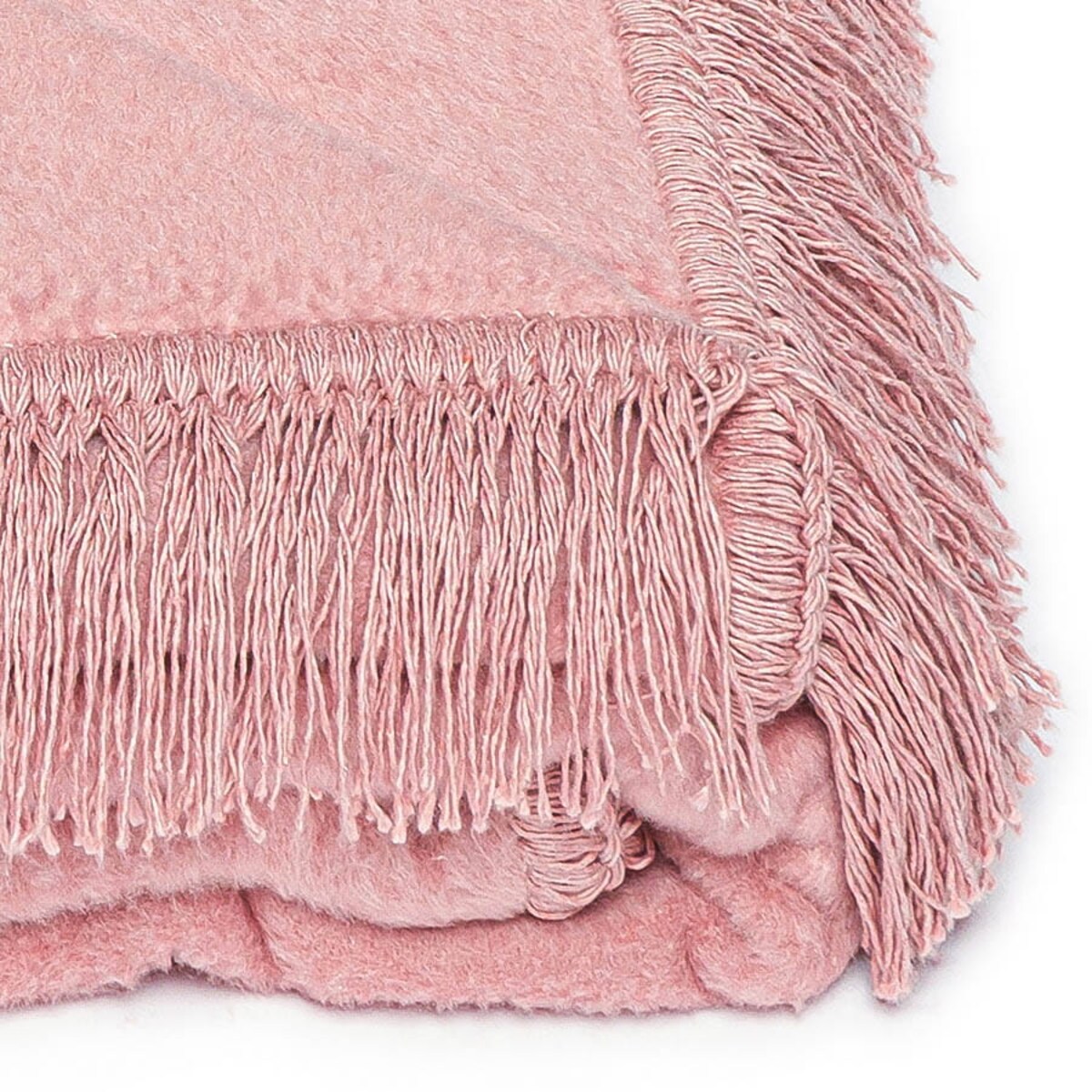 Koc bawełniany 150x200 kolor róż