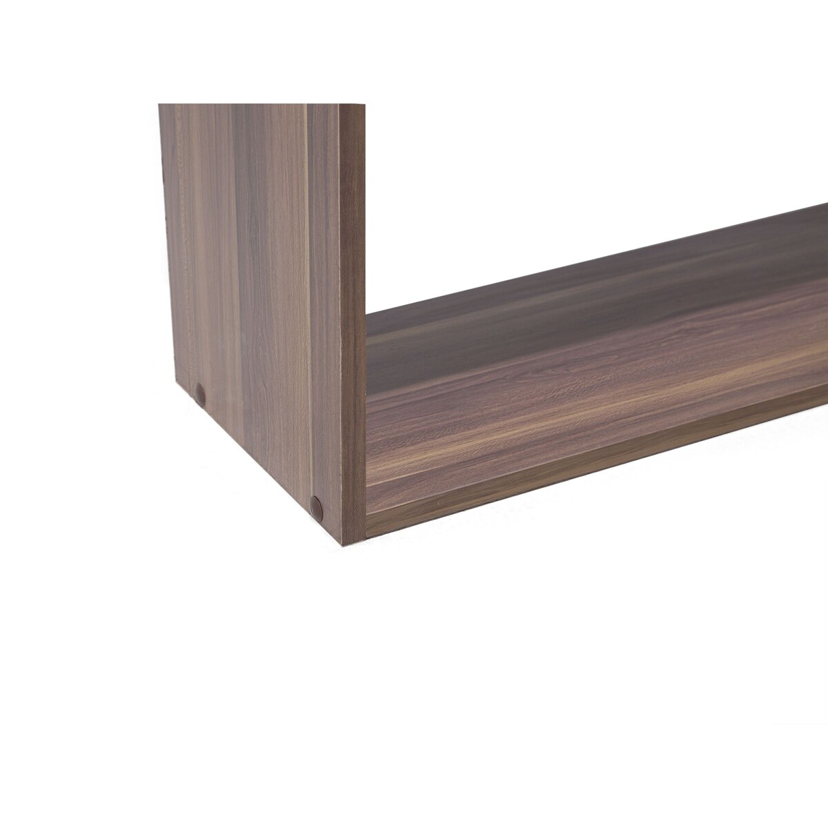 Regał ciemne drewno z białym ORILLA