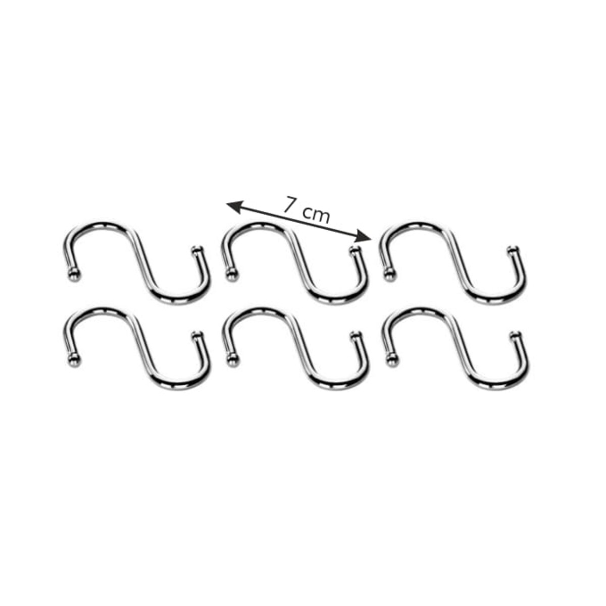 Haczyk Wiszak Klipsy Haczyki monti 6 sztuk Zestaw Odzież Ubrania do Salonu