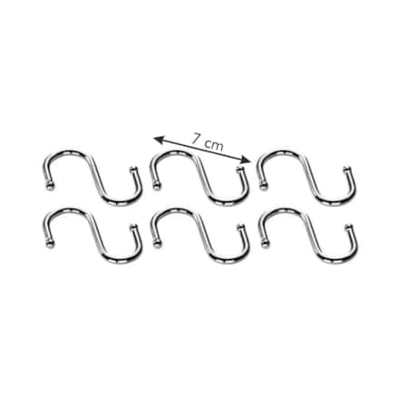 Haczyk Wiszak Klipsy Haczyki monti 6 sztuk Zestaw Odzież Ubrania do Salonu