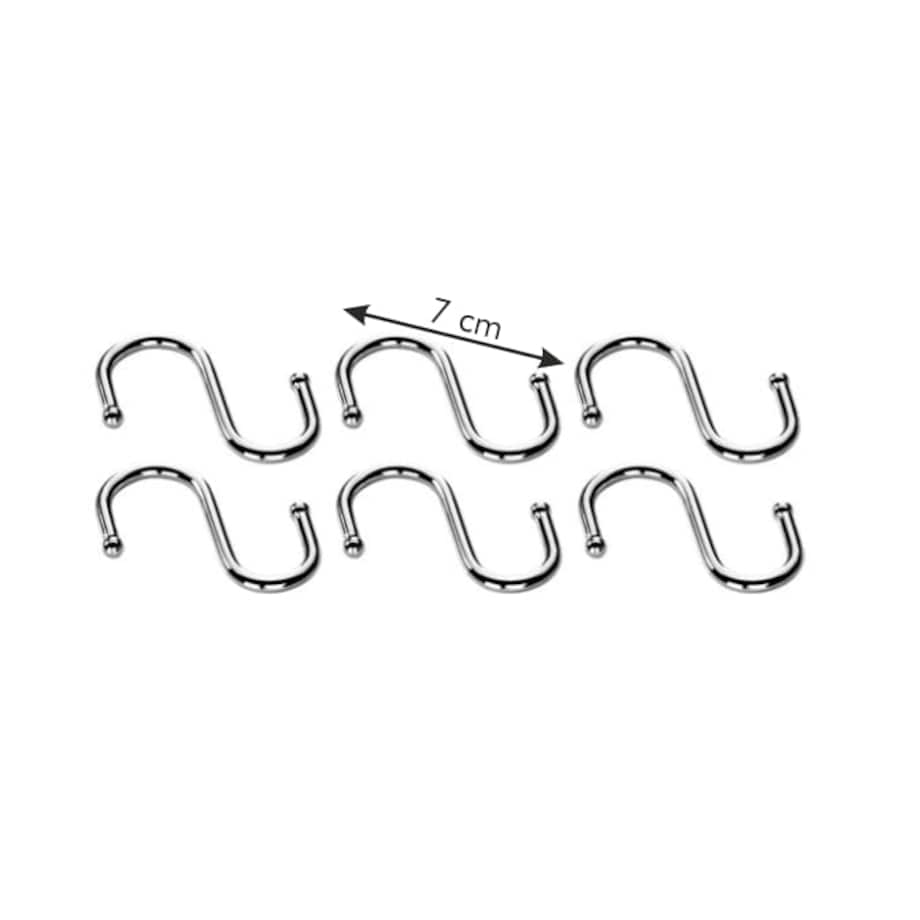 Haczyk Wiszak Klipsy Haczyki monti 6 sztuk Zestaw Odzież Ubrania do Salonu