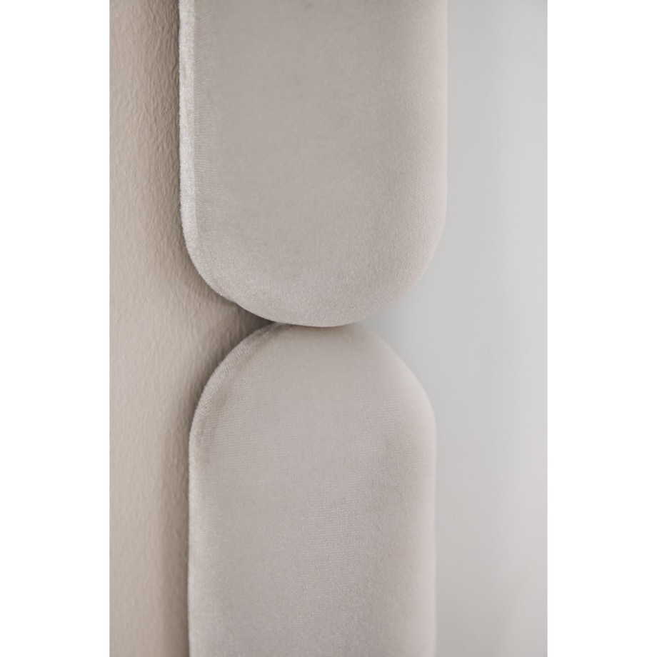 Lustro owalne w aksamitnej ramie Oval 160x60 cm