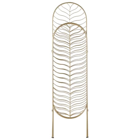 3-panelowy składany parawan pokojowy metalowy 120 x 160 cm złoty PESCIA