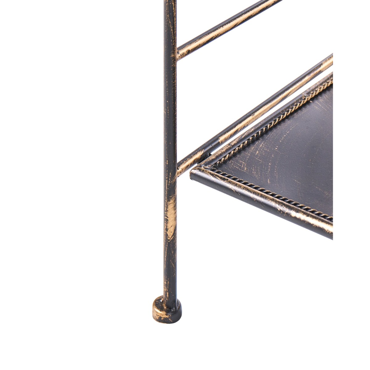 Regał VILLADOSE Metal 60 cm 30 cm Czarny