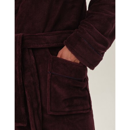 Szlafrok Hustle 41935-93X Bordowy Bordowy, XL