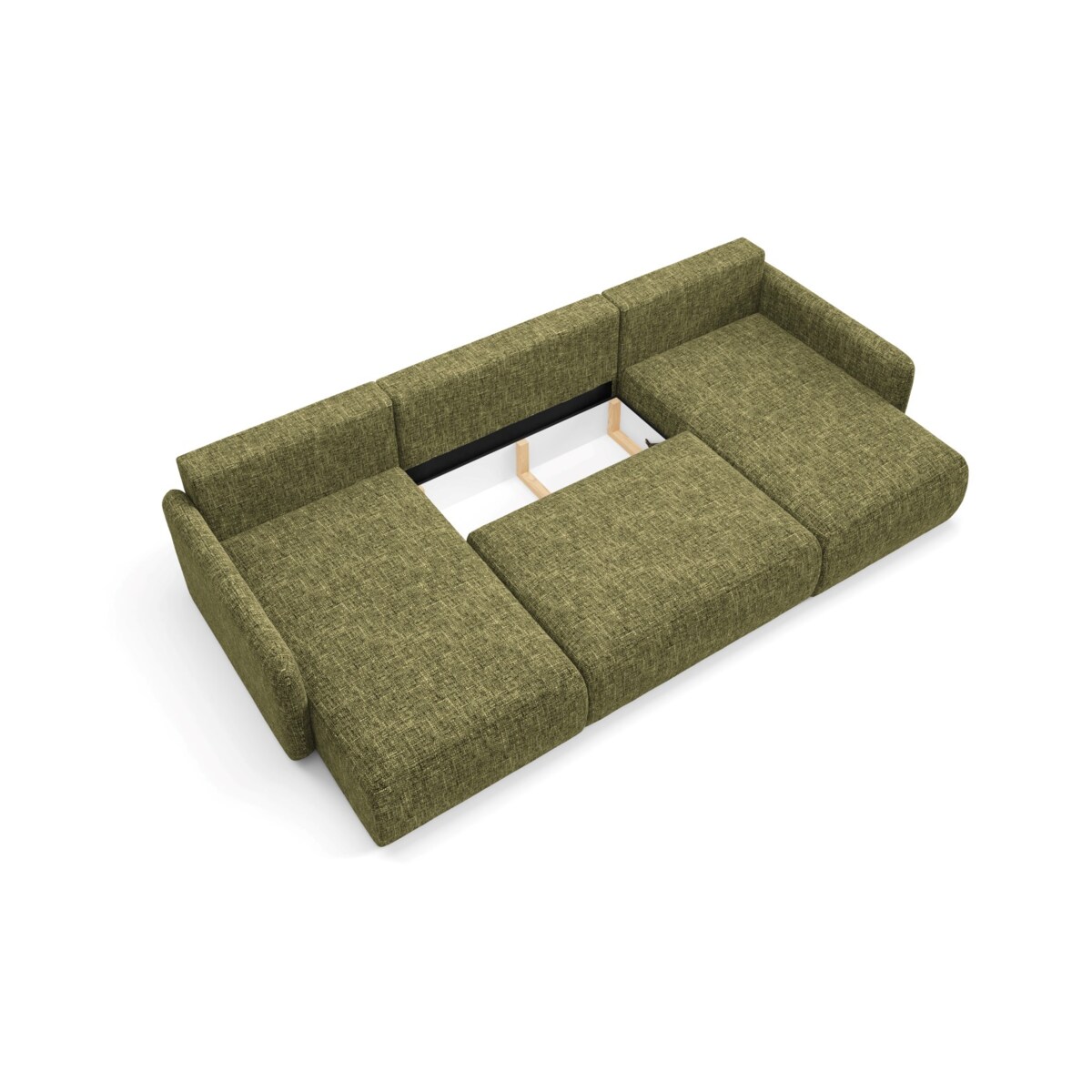 Narożnik LIVELLO U z funkcją spania Kolor: IMO 35