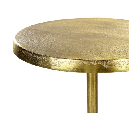 Stolik pomocniczy metalowy złoty PANNOUVRE
