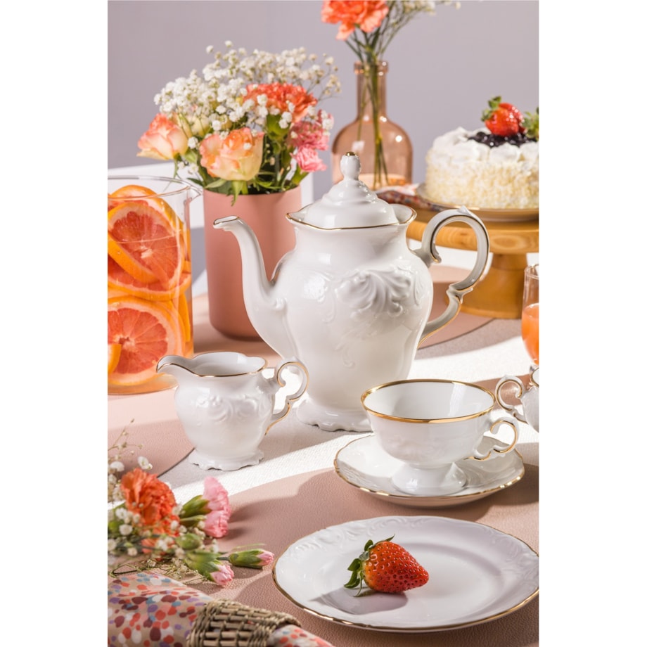 Garnitur do kawy dla 12 osób 39 el. Fryderyka Ivory 3617