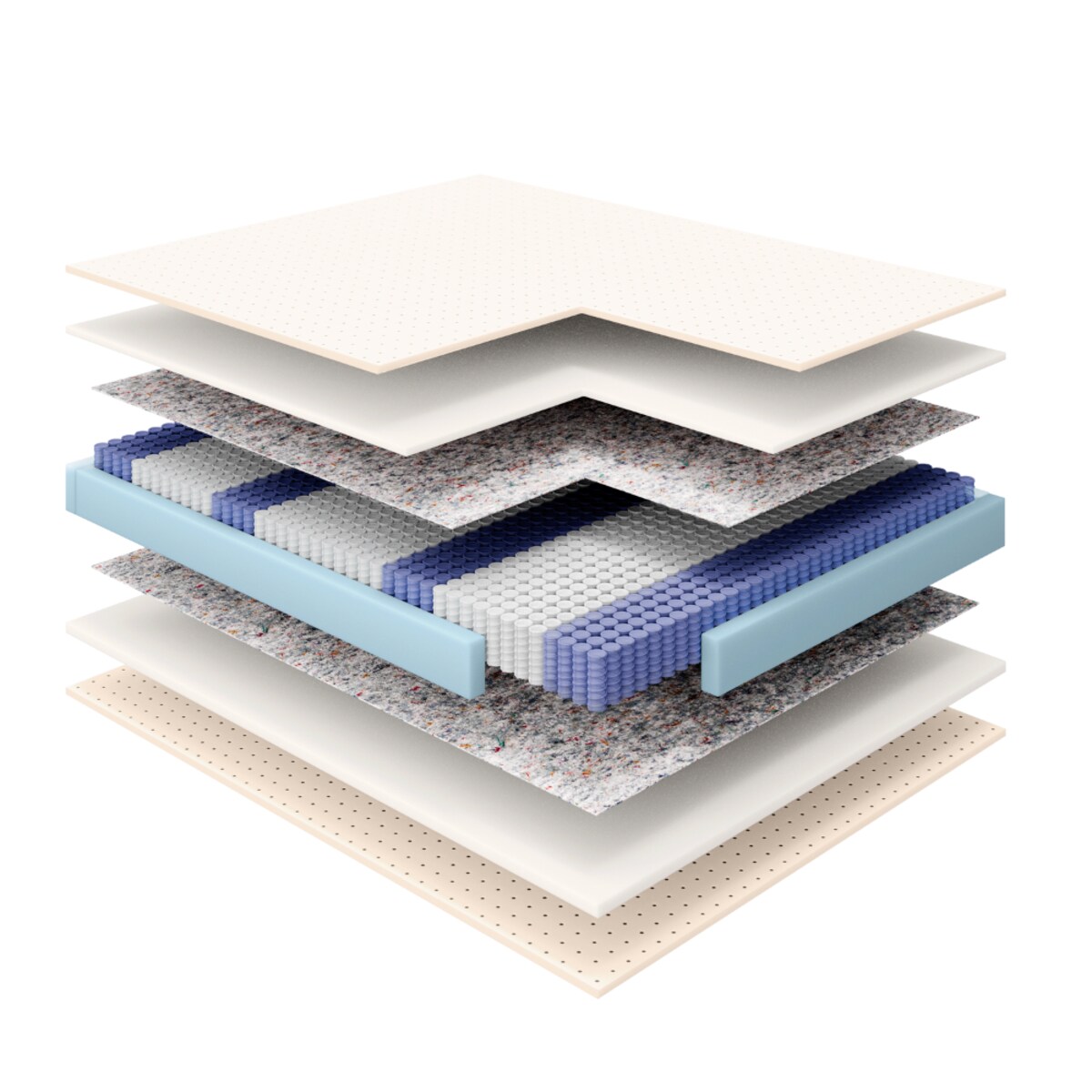 Materac Cora Janpol 140x200 cm Silver Care