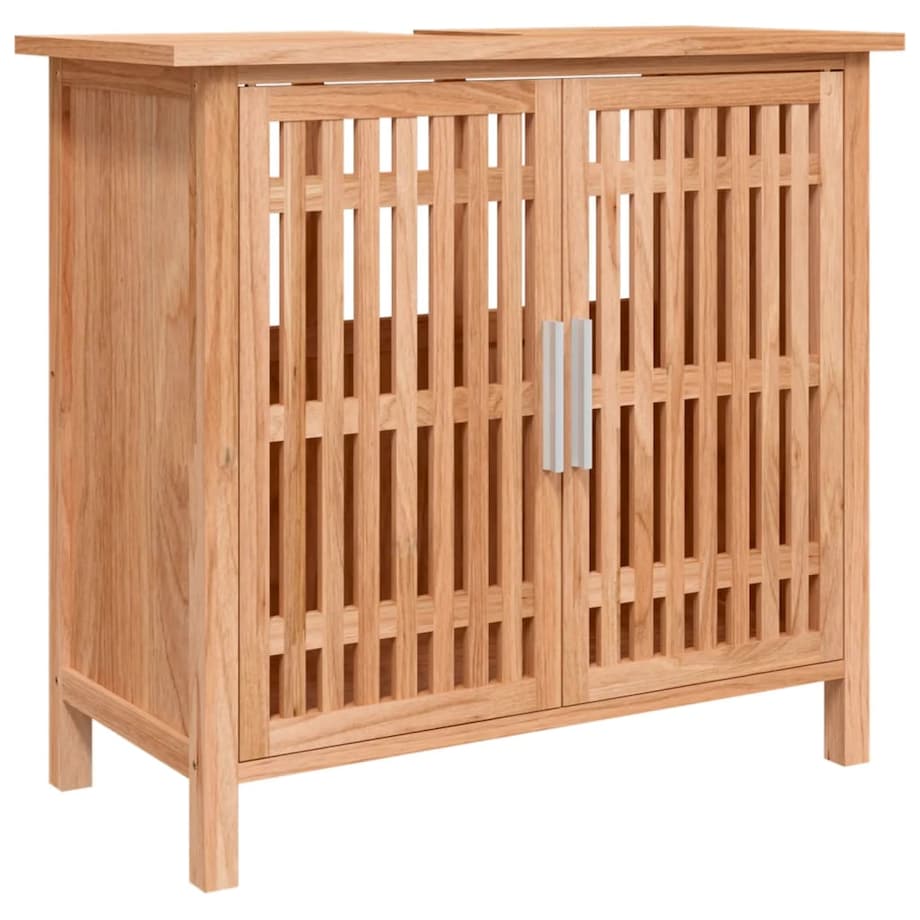 vidaXL Szafka pod umywalkę, 66x29x61,5 cm, drewno z orzecha włoskiego