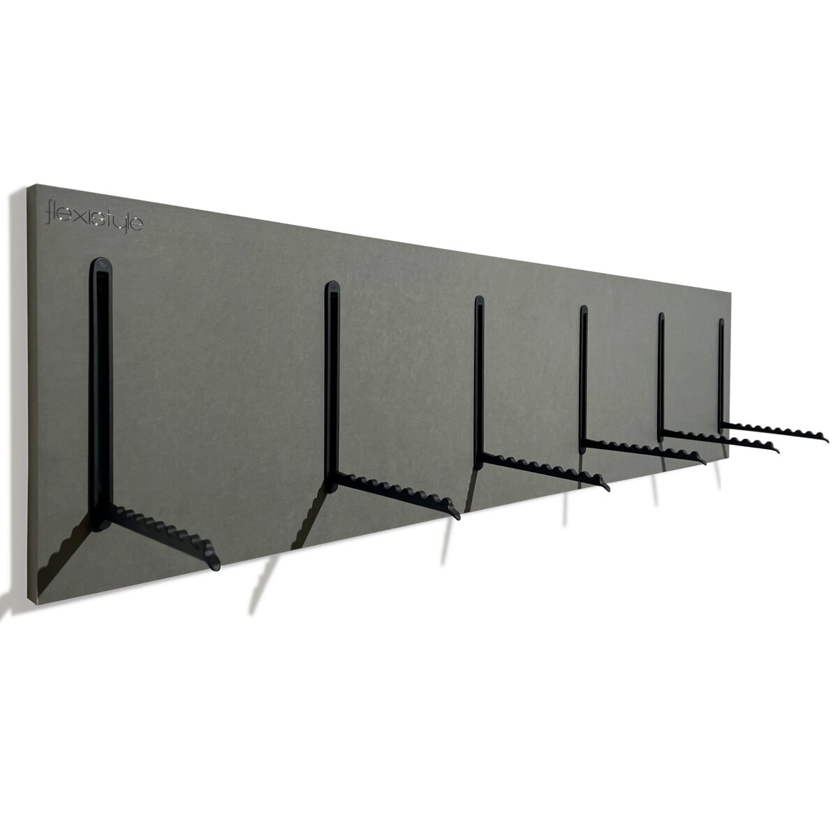 Wieszak na Ubrania szary 25x100cm na kurtki