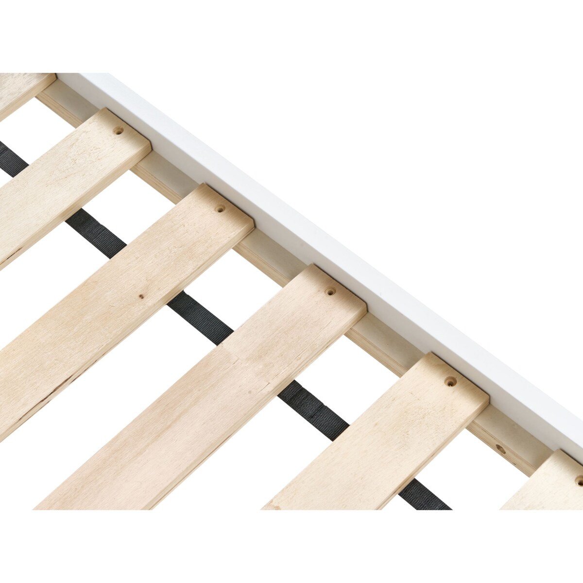 Łóżko dzienne Drewno TRICOT 90 x 200 cm Biały