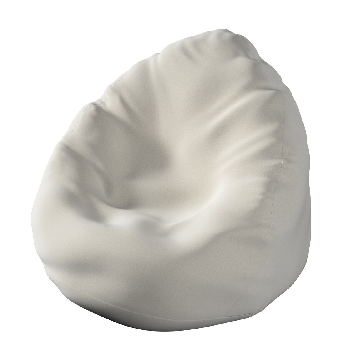 Worek do siedzenia, jasno szary welwet, Ø50 x 85 cm, Ingrid